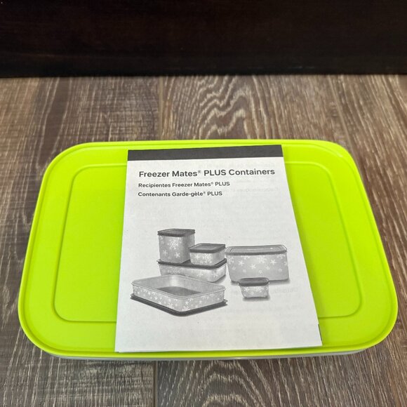 Tupperware Freezer Mates Plus Shallow Medium Container - Picture 13 of 16